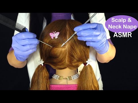ASMR Medical Scalp Check & Neck Exam with Perfectionist Hairstyling (Whispered)