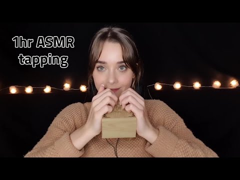 [ASMR] 1hr of Tapping With Everybody's Favourite Items (soft spoken)| Wooden, Glass, Plastic🌙