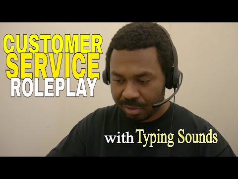 ASMR Customer Service Role Play | Keyboard Typing Sounds | Computer Typing | Soft Spoken Words
