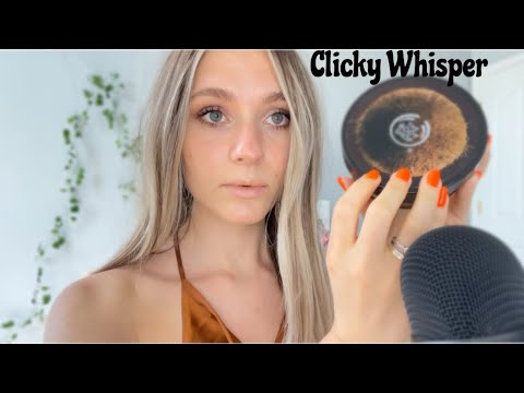 [ASMR] Clicky Whisper With Sticky Tapping For Sleep🌙