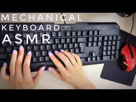Mechanical Keyboard Typing ASMR | Inaudible Whispering and Mouth Sounds ⌨️