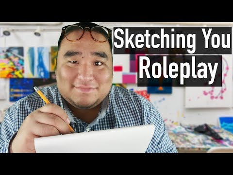 [ASMR] Sketching You Roleplay (Soft Spoken) | MattyTingles