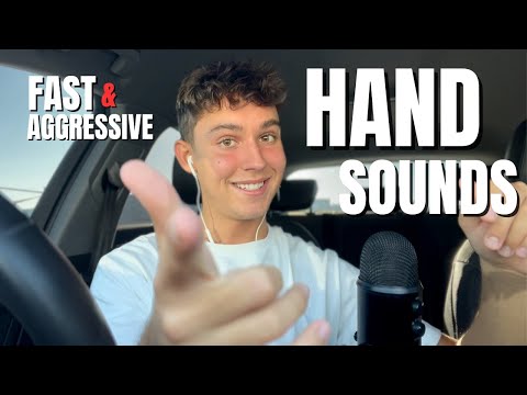 ASMR | Fast and Aggressive Pure Hand Sounds + rambles ✨❤️
