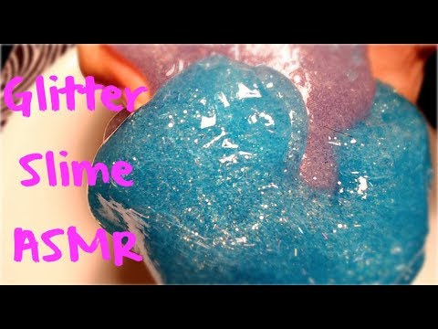 Playing with Glitter Slime | ASMR [No Talking] [Squishy and Satisfying]