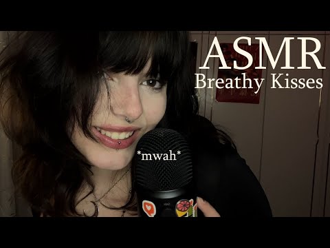 🎧 Breathy Kisses ASMR | Anticipatory Whispers, Positive Affirmations, Hand Movements, Mouth Sounds