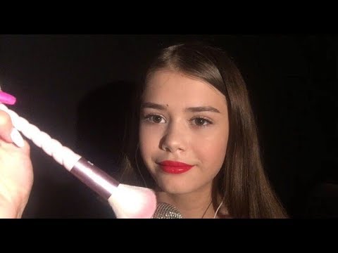 ASMR:MIC BRUSHING AND MOUTH SOUNDS /АСМР:КИСТОЧКИ И ЗВУКИ РТА