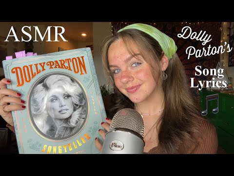 ASMR Reading Dolly Parton Songs to You