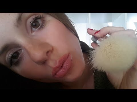 ASMR - I'll make you feel good - whispering - face brushing - mouth sounds - positive affirmations