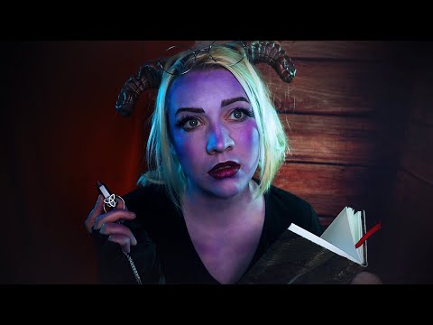 ASMR / Clumsy Tiefling Sorcerer Lifts your Curse ... kind of (Examining, Cleansing, etc)