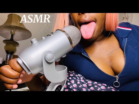ASMR Fast and Aggressive Mic Licking (Mouth Sounds)