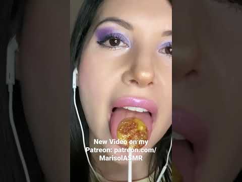 ASMR Lollipop - Slowly and Close Up 👅
