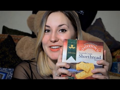First ASMR Video |  Whispered Ramblings | Eating Shortbread | Scottish ASMR