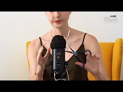 Experimental ASMR | Destroying my blue yeti mic cover for tingles | cutting sounds (no talking) ✂️🎙
