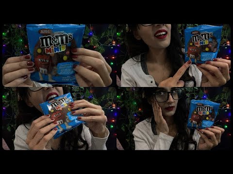 ASMR Eating Chocolate Cookie 🍪 (Tapping and Scratching Mouth Sounds) ✨💗