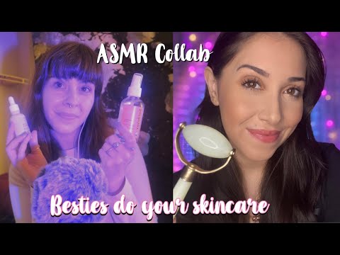 Asmr besties do your skincare personal attention💜 ~ collab with @Ayla Deluna ASMR