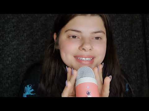 ASMR~ Trigger words, Mic Scratching, Hand Movements to help you fall asleep 😴 ✨️