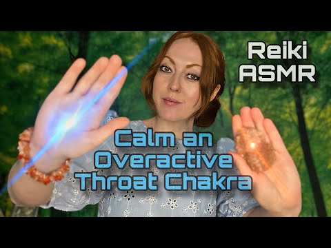 Calm an Overactive Throat Chakra | Reiki ASMR | Powerful Healing & Balance ✨