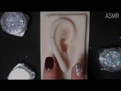 ASMR 보석으로 하는 귀 각질제거 스크럽 (마사지소리) / Ear massage & scrup
