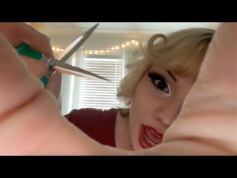 ASMR cutting ALL your hair off! (scissors, snipping, sksk, more)