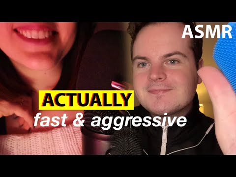 🎙ASMR ACTUALLY FAST & AGGRESSIVE MIC TRIGGERS🎙