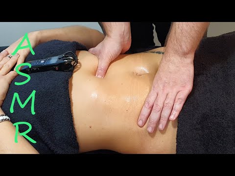 [ASMR] Belly Massage for Weight Loss And Energetic Balance [Gurgling sounds][No Talking]