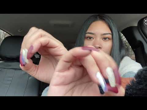 ASMR Nail Tapping with Mouth Sounds