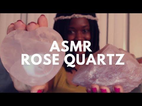 ASMR Magic of ROSE QUARTZ | Crystal Healing for Heart Chakra | Crystal Tapping & Rubbing