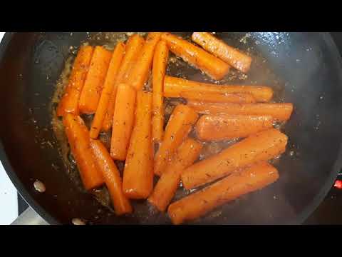 ASMR Making sweet carrots/frying sounds (no talking)