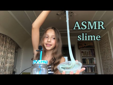 ASMR Play with slime 🦋 Играем с лизуном - приятные звуки - тк тк | ASMR for your tingles 🦋