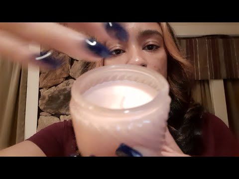 Awjee Asmr  Candle Smelling Mouth Sounds Soft Whisper Tapping