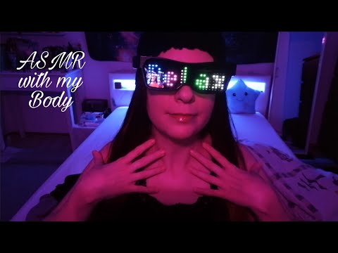 ASMR with my Body Hairsounds,Hairbrushing,Handsounds,Nailsounds, No Talking