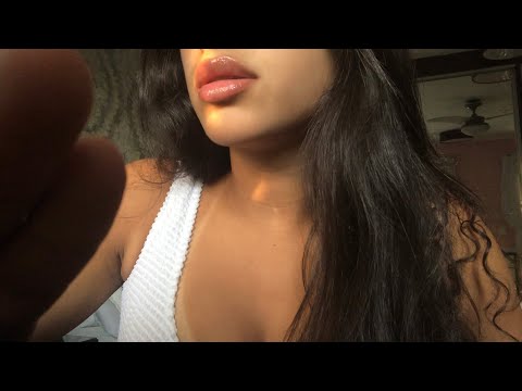 ASMR | Inaudible whispering w/ up close mouth sounds | no talking