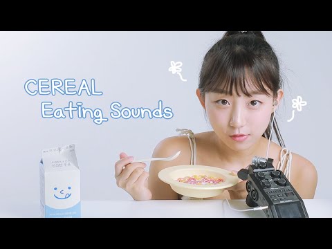 ASMR  🍒Froot Ring Cereal Eating sound🍓 알록달록 후루트링 사운드😋