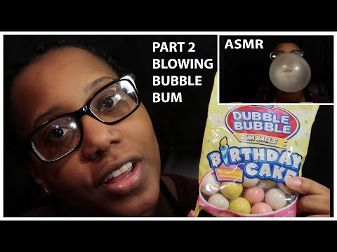 ASMR | Part 2 | Trying New Bubble Gum | Blowing Bubbles