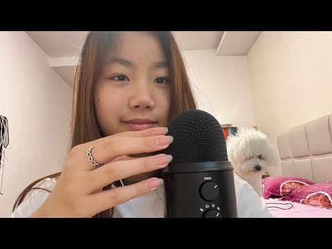 ASMR MOUTH SOUNDS, MIC SCRATCHING, AND HAND MOVEMENTS