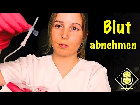 ASMR Krankenschwester holt sich dein Blut | Nurse Blood Test | ASMR deutsch / german