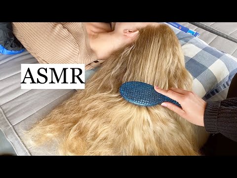 ASMR Sleeping Beauty 👄 Relaxing Hair Play, Hair Brushing & Hair Scratching Sounds (No Talking)
