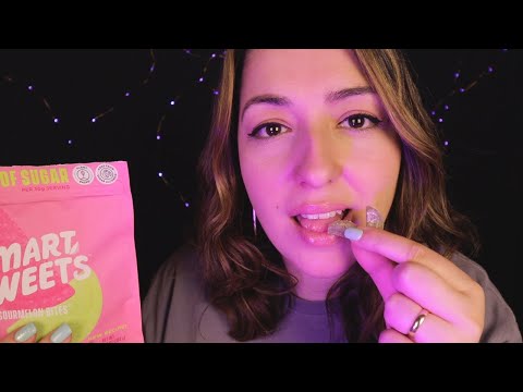 ASMR | Gummy Eating | Mouth Sounds | Candy Soft Chewy Noms | Smart Sweets MUKBANG