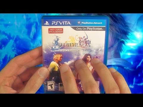ASMR Unboxing Final Fantasy X HD Remaster PS Vita
