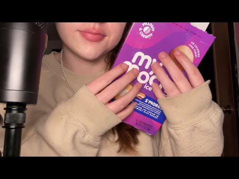 ASMR Mouth Sounds and Tapping || No Talking || Eating Mochi