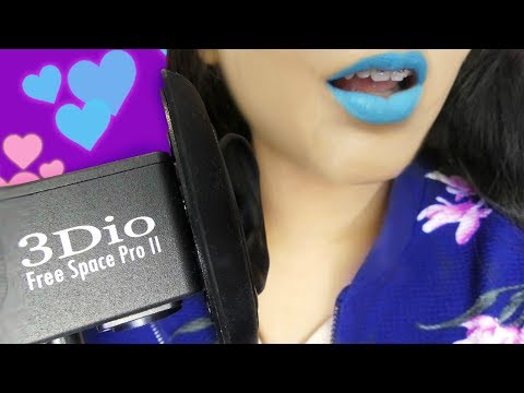 ASMR 3Dio Mouth Sounds (Ear Licking Sounds)