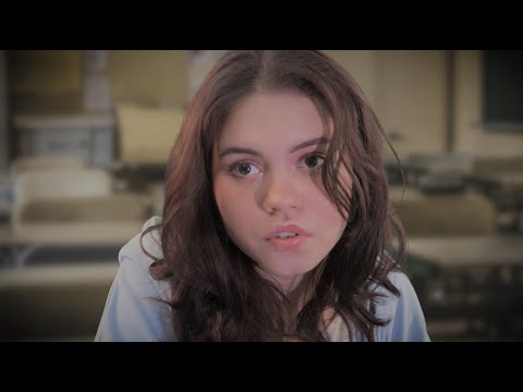 ASMR - The girl in the back has a crush on YOU (roleplay)