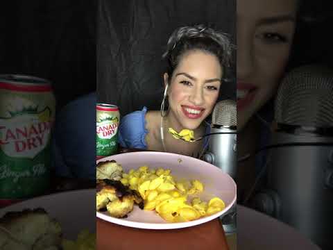 ASMR Mac & Cheese & Chicken