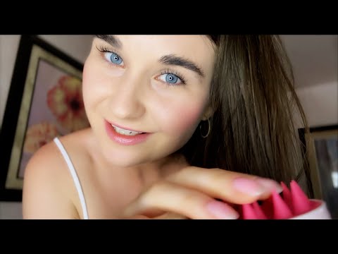 ASMR Scalp Massage Relaxing Girlfriend Roleplay before Bed Time