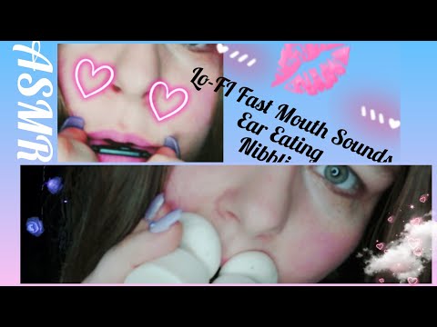 [ASMR] Fast Mouth Sounds, Ear Eating, Mic Nibbling ~ Lo-Fi, Tingly.