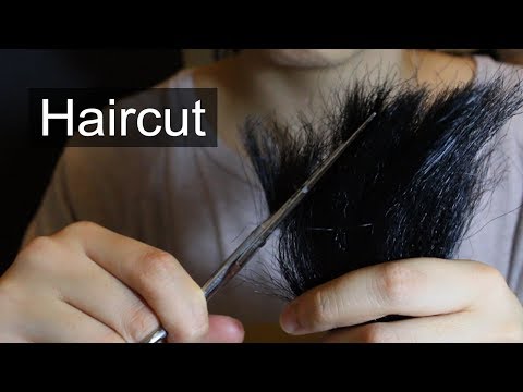 ASMR Cutting Real Hair | Scissors Sounds & Haircut (No Talking)