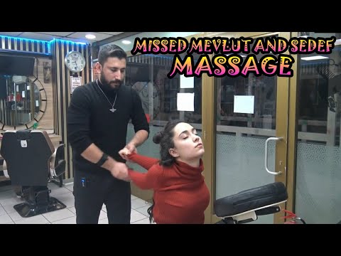 Missed Mevlüt and Sedef Hard Massage & BACK CRACK & asmr female back, elbow, palm, shoulder massage