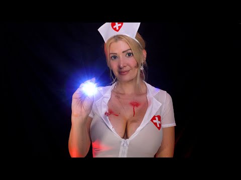 ASMR // Sanctuary Nurse Checks You For Bite Marks (Spooky Tingles)