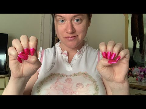 ASMR Nail on Nail Tapping, Nail Flicking, and Foam Mic Scratching (with some rambles)