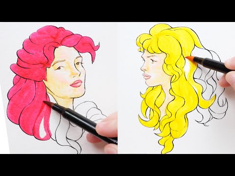 ASMR ODDLY SATISFYING ART *pure drawing sounds* Part 2